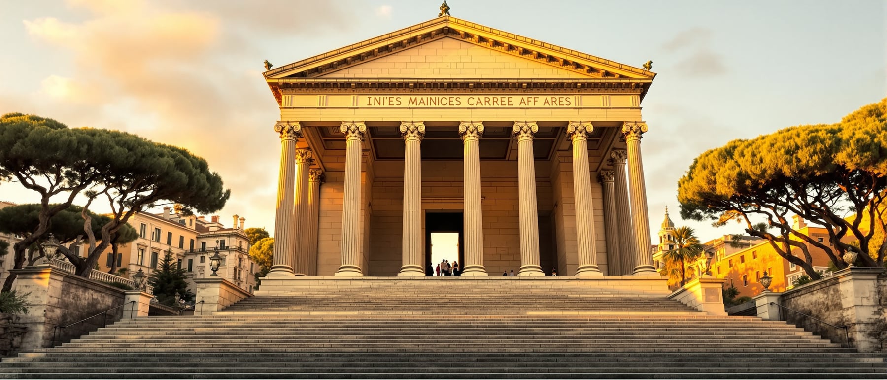 Maison Carrée — The best-preserved Roman temple — a template for centuries.
