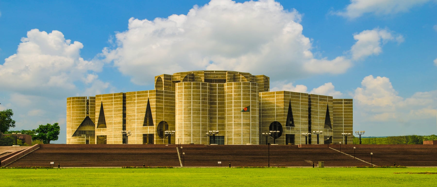 National Assembly of Bangladesh — Monumental geometry and light — a modern wonder.