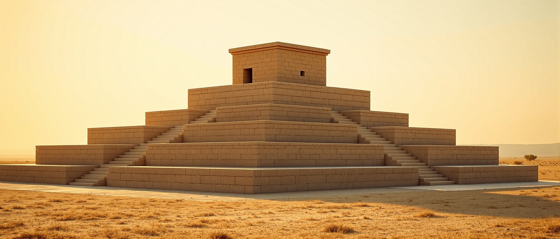 Pasargadae — Tomb of Cyrus — A stepped stone tomb of severe clarity.