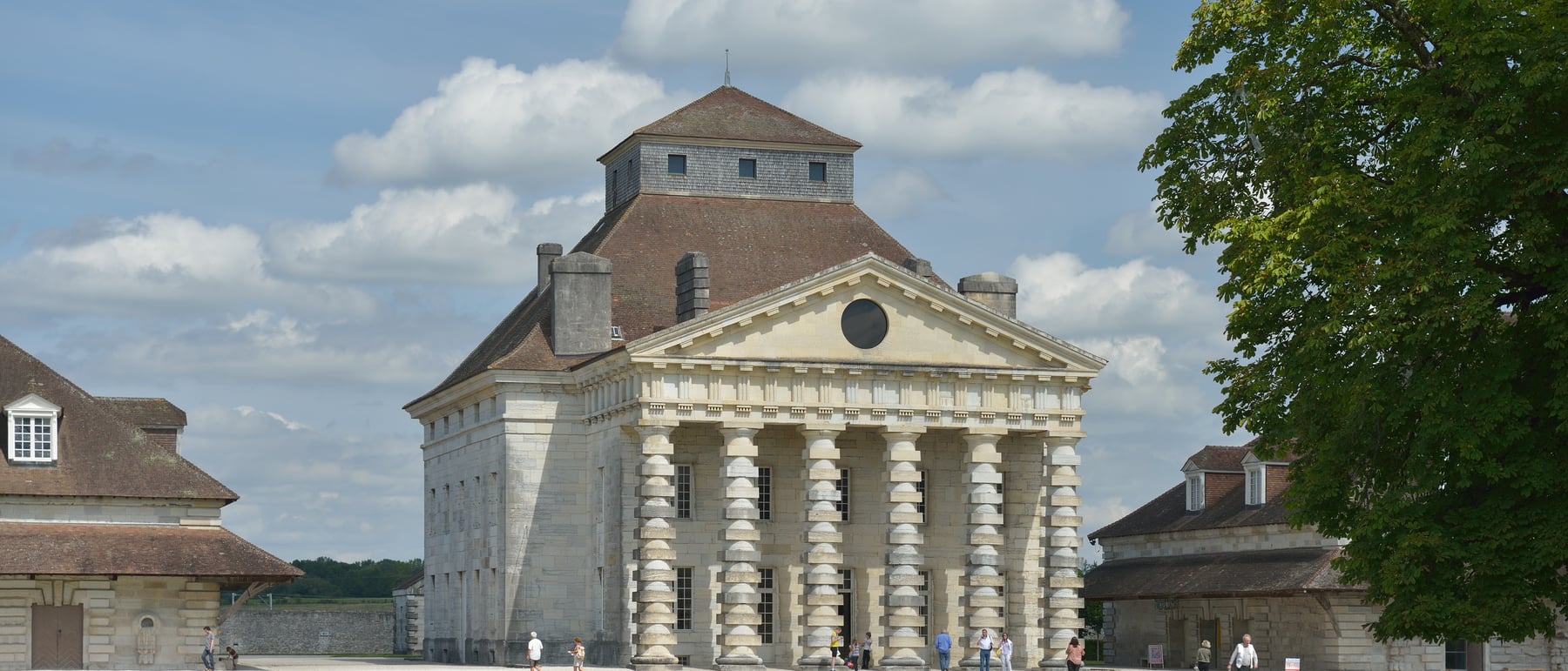 Royal Saltworks at Arc-et-Senans — An ideal industrial town of geometric utopia.