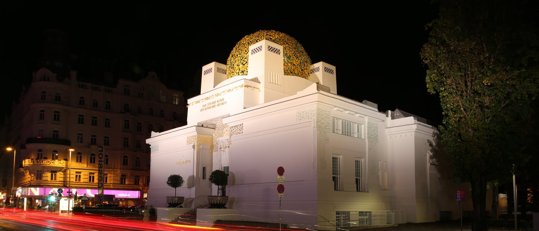 Secession Building — 'To every age its art' — a manifesto in stone and gilt.