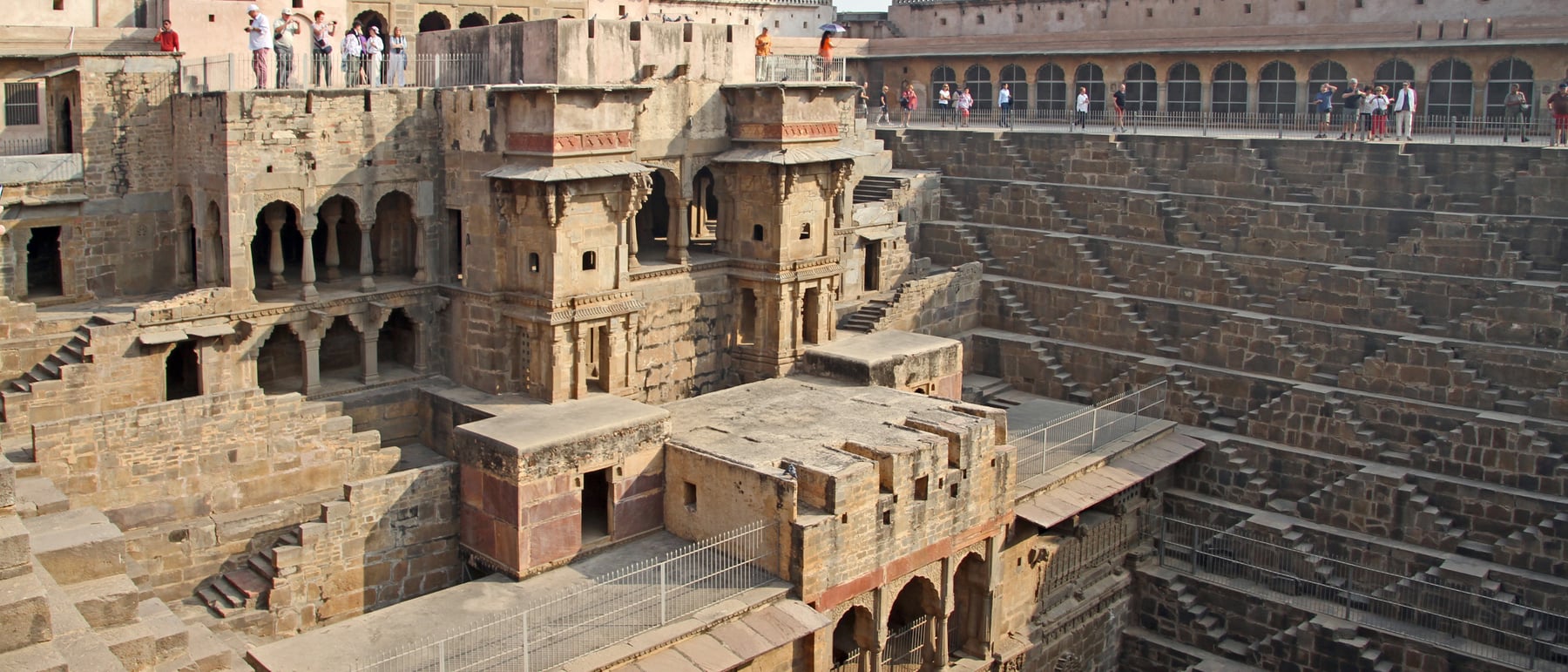 Stepwells of Gujarat & Rajasthan — Subterranean water-architecture of astonishing depth.