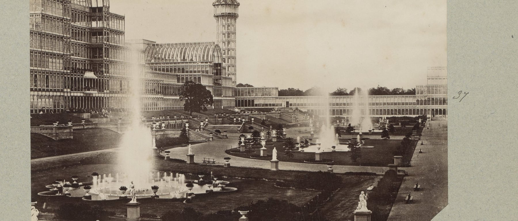 The Crystal Palace — Prefabricated iron-and-glass — a building as a kit of parts.