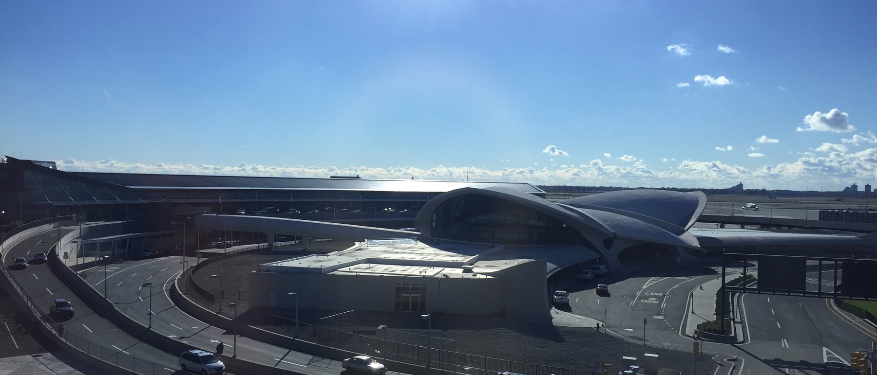 TWA Flight Center — Concrete shells evoking flight.