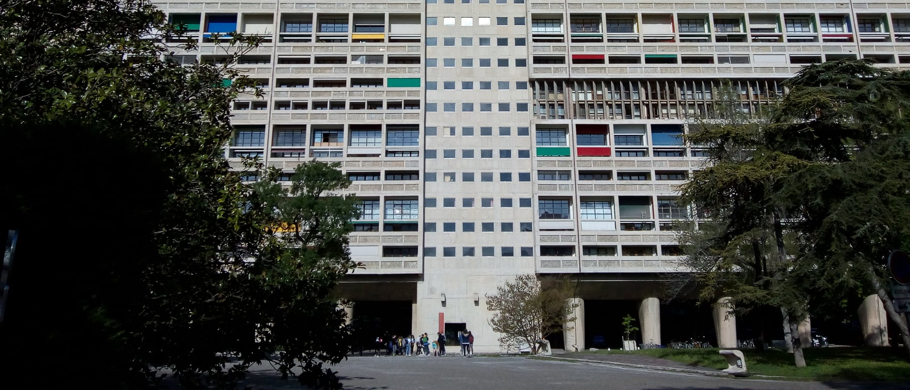 Unité d'Habitation — A 'vertical village' in raw concrete — Brutalism's seed.
