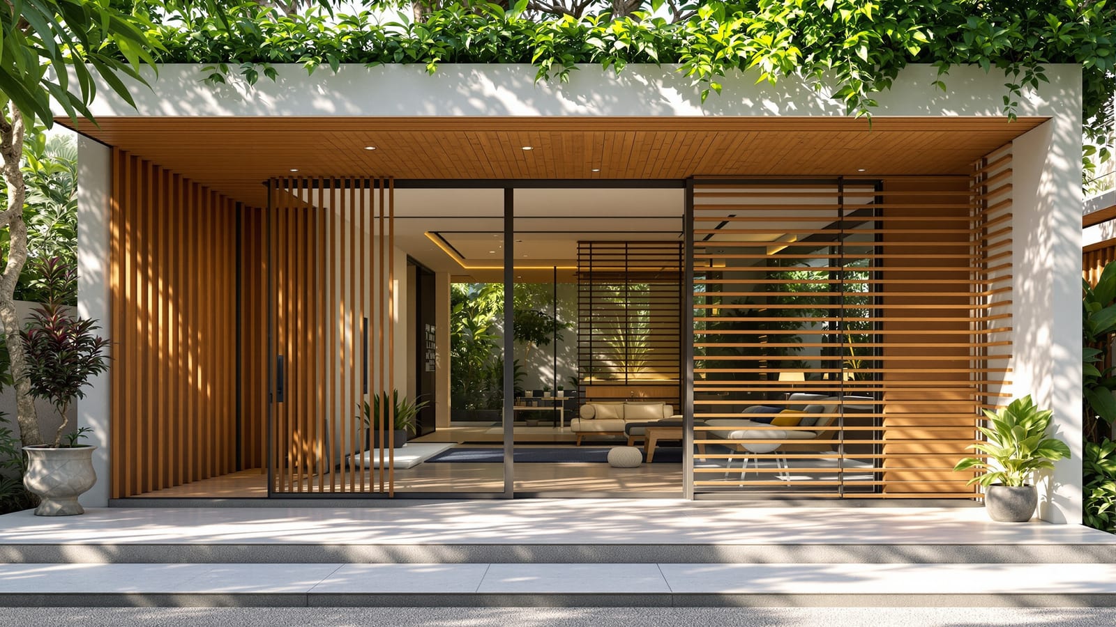 Timber & Natural Facades in India: Wood Cladding That Lasts the Monsoon