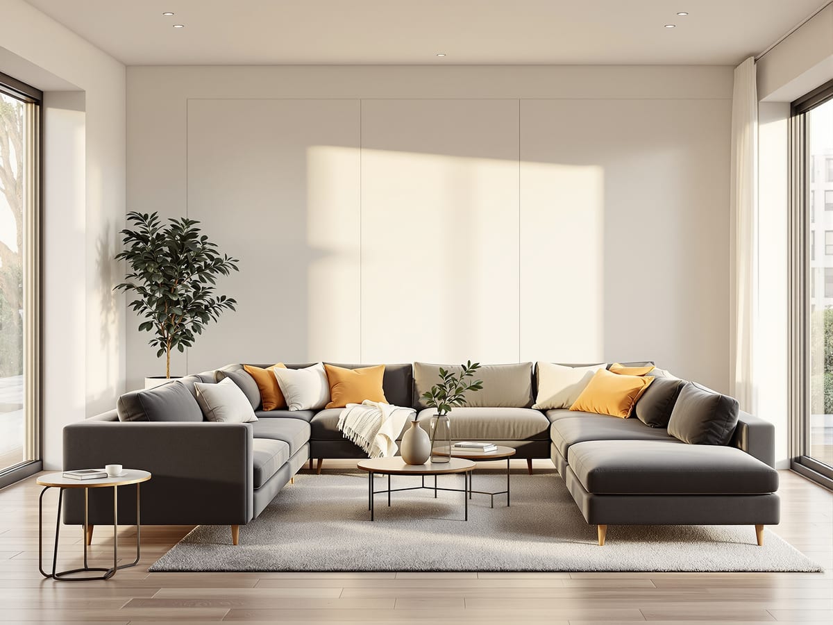 A finished interior at handover — the furniture installed, snagged against the schedule and matching the drawings; good furniture work become a delivered space.