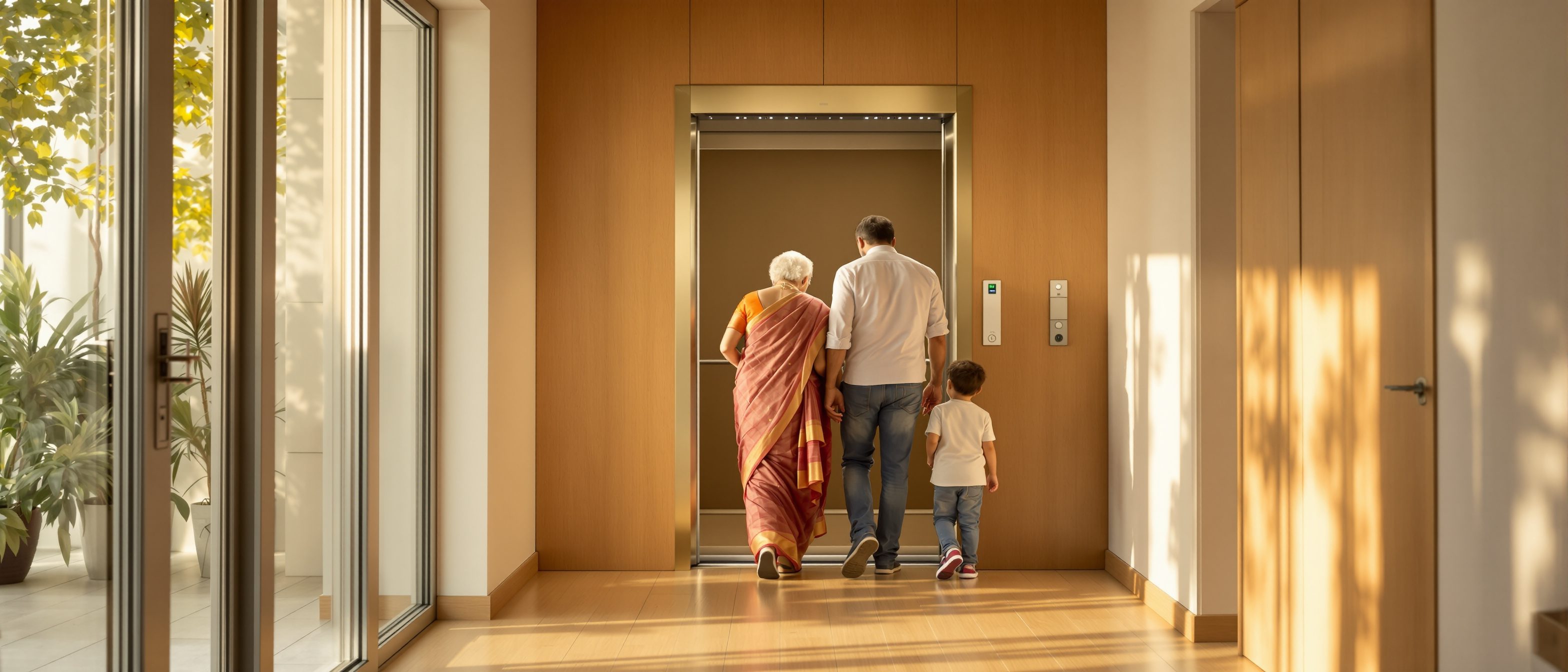 Accessible Homes with Elevators (India): Designing the Whole Home Around the Lift