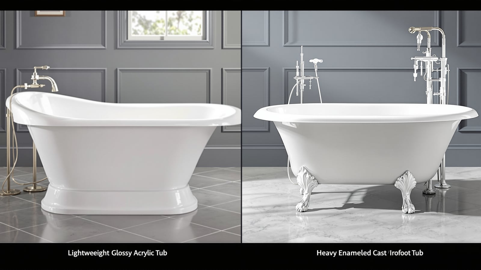Acrylic vs Cast Iron Bathtub: Which Is Better? (India, 2026)