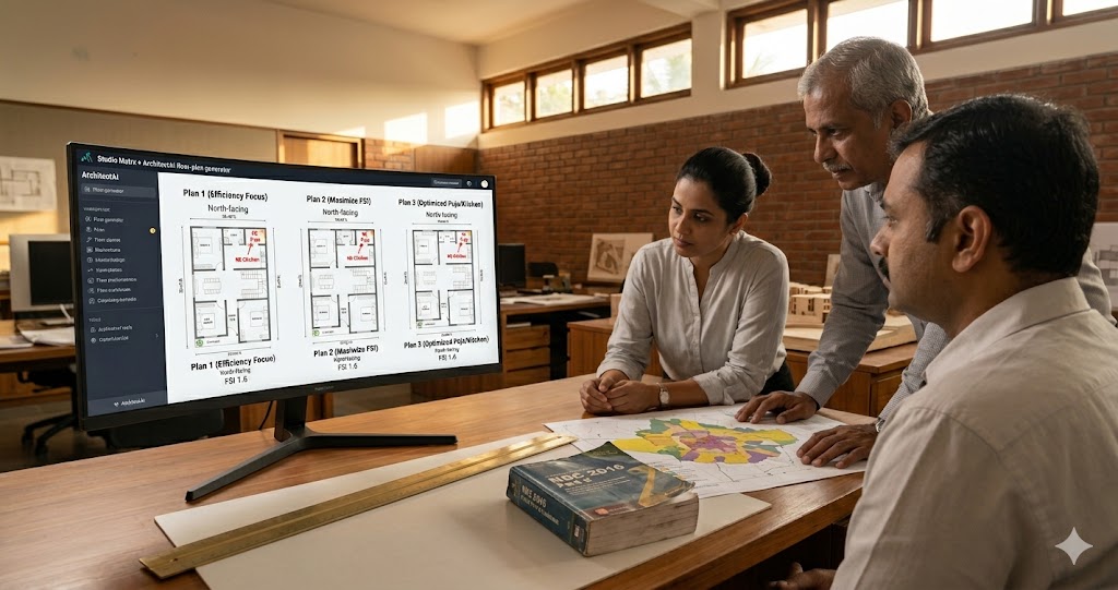 AI Floor Plan Generator — Plot-to-Plan + Sketch-to-Plan AI for India (2026)