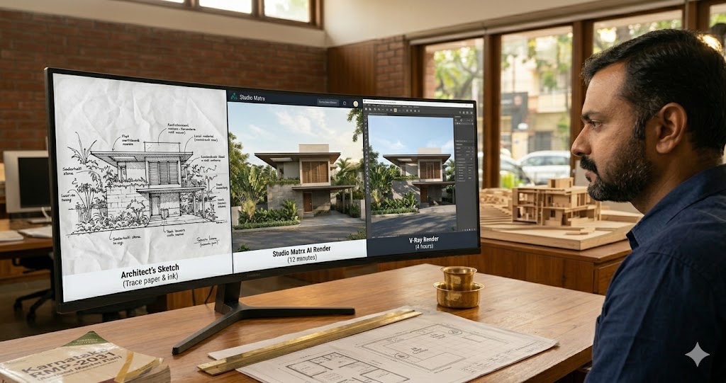AI Render Generator — Photoreal AI Rendering for Indian Architects + Designers (2026)
