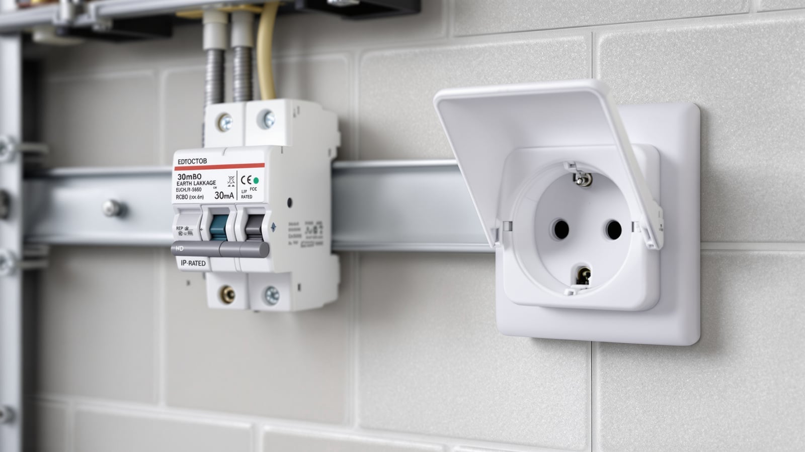 Bathroom Electrical Safety India: 30 mA RCD/RCBO, IP Ratings & Waterproof Switches