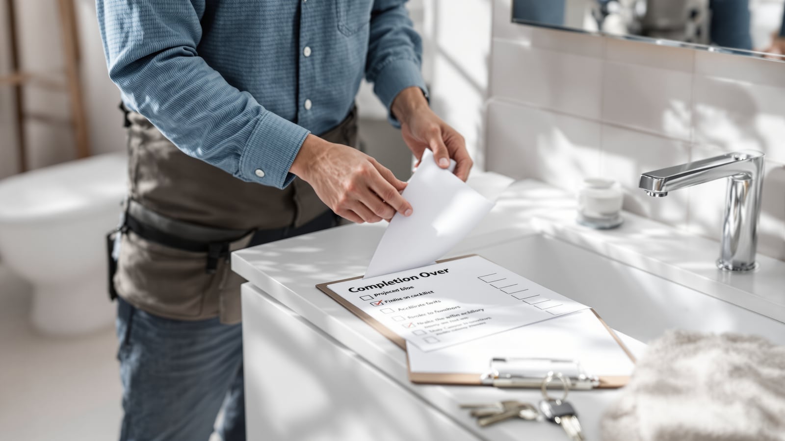 Bathroom Handover Checklist (India): Final Sign-Off, Documents & Client Demonstration Template