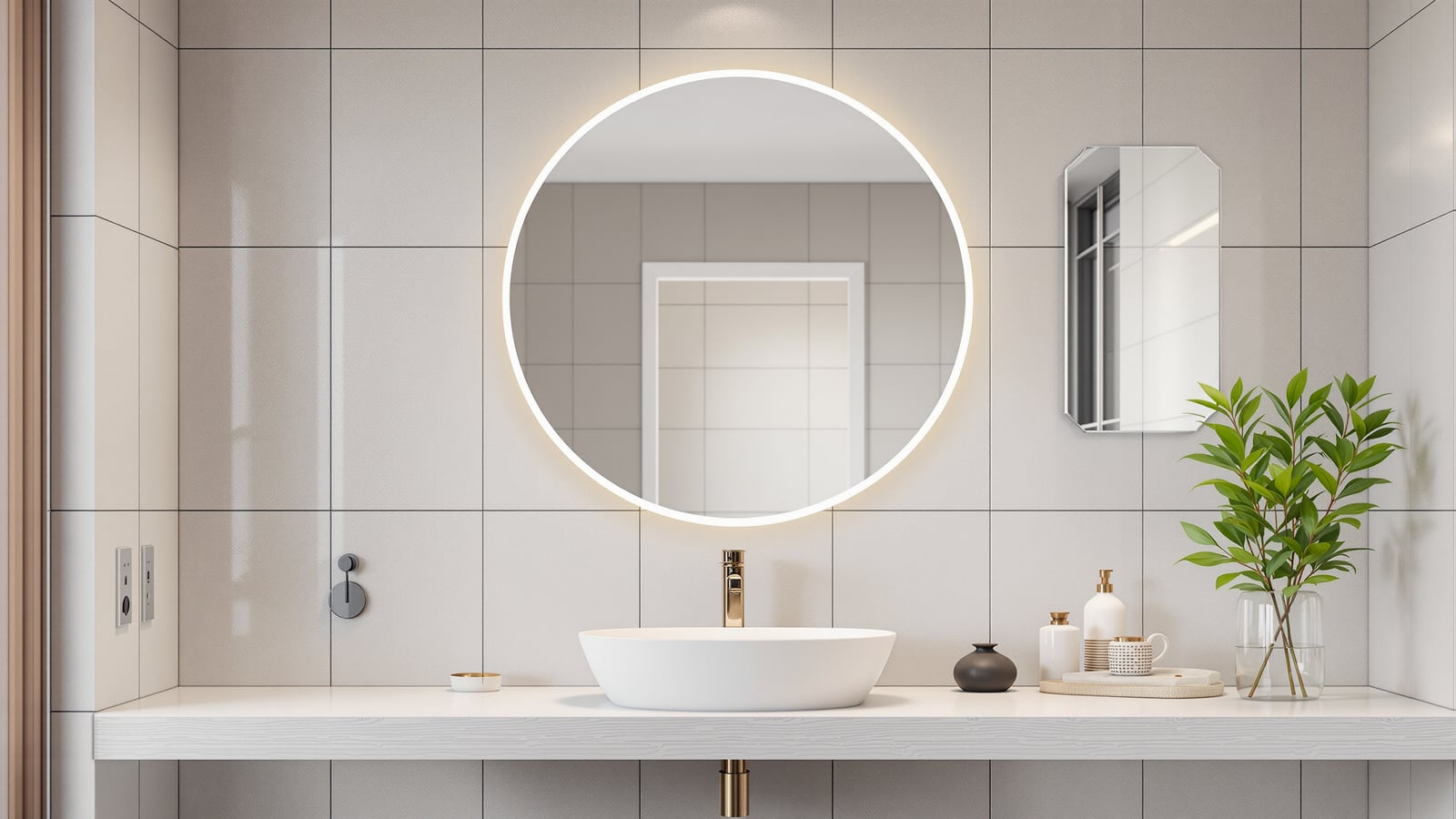 Bathroom Mirror India: Plain vs LED vs Backlit vs Smart, Size, Height & Cost (2026)