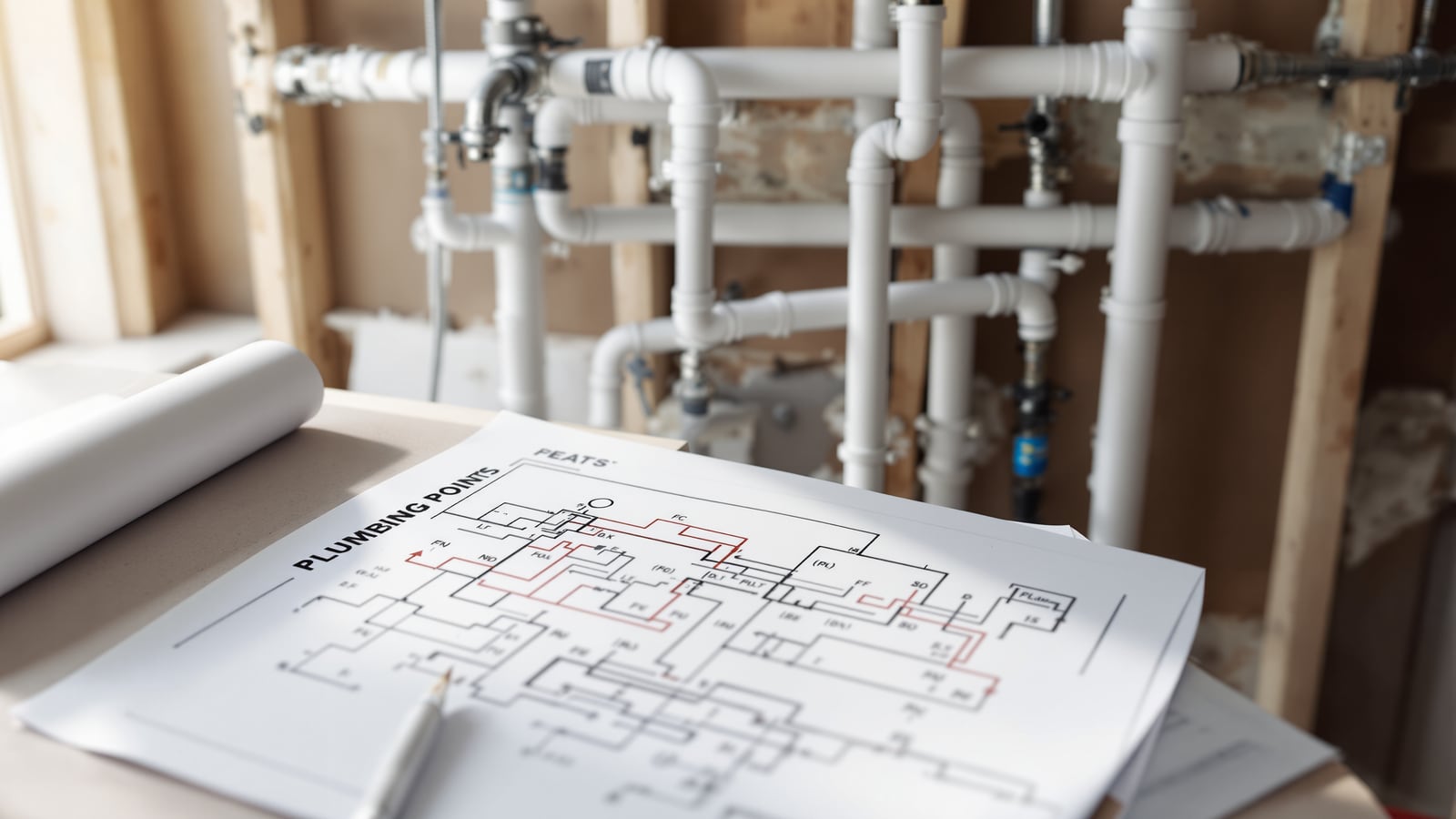Bathroom Plumbing Schedule (India): Point-by-Point Rough-In Heights & Pipe Sizes