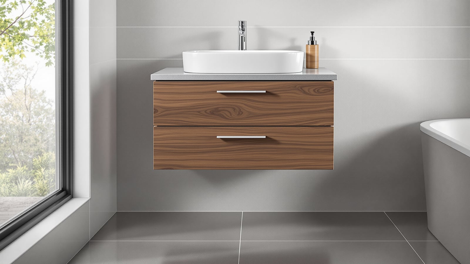 Bathroom Vanity India: Floor-Standing vs Wall-Hung Units, Materials & Cost