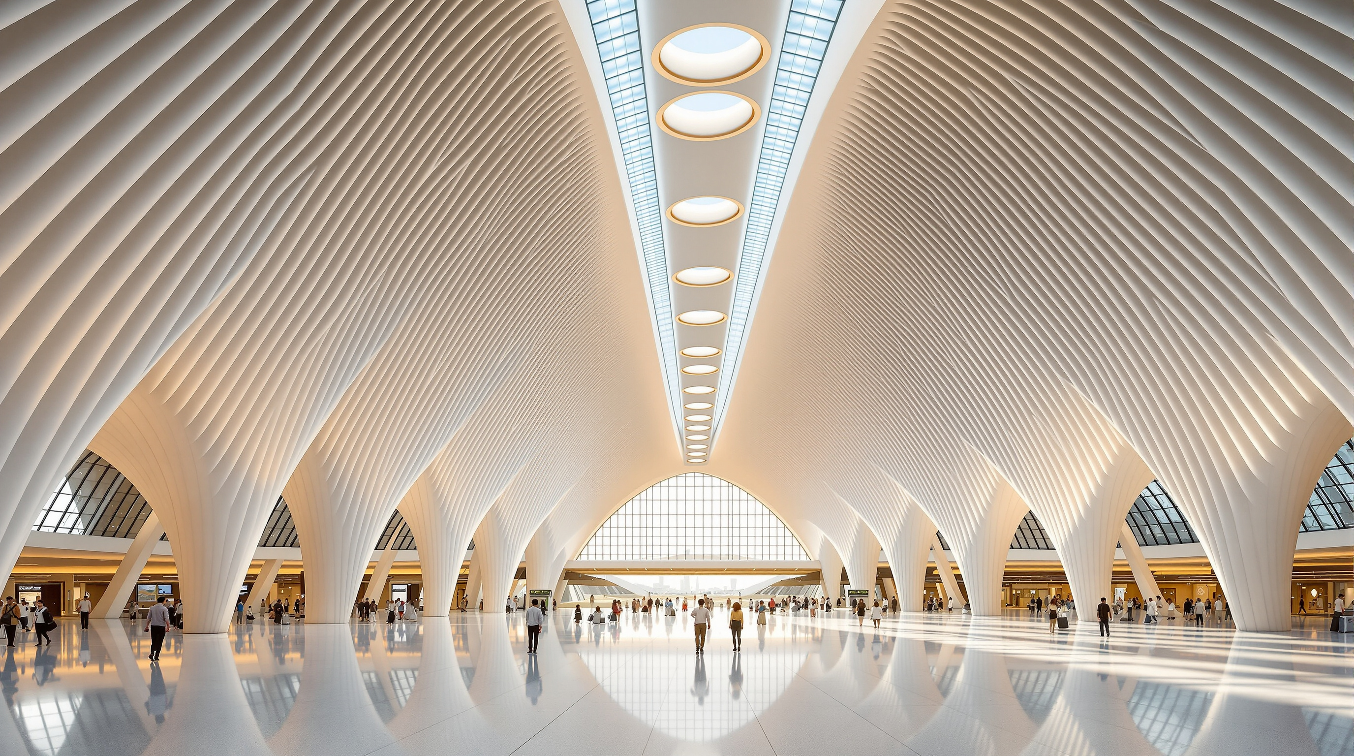 Beijing Daxing International Airport: How Eight Columns Hold Up the World's Largest Terminal
