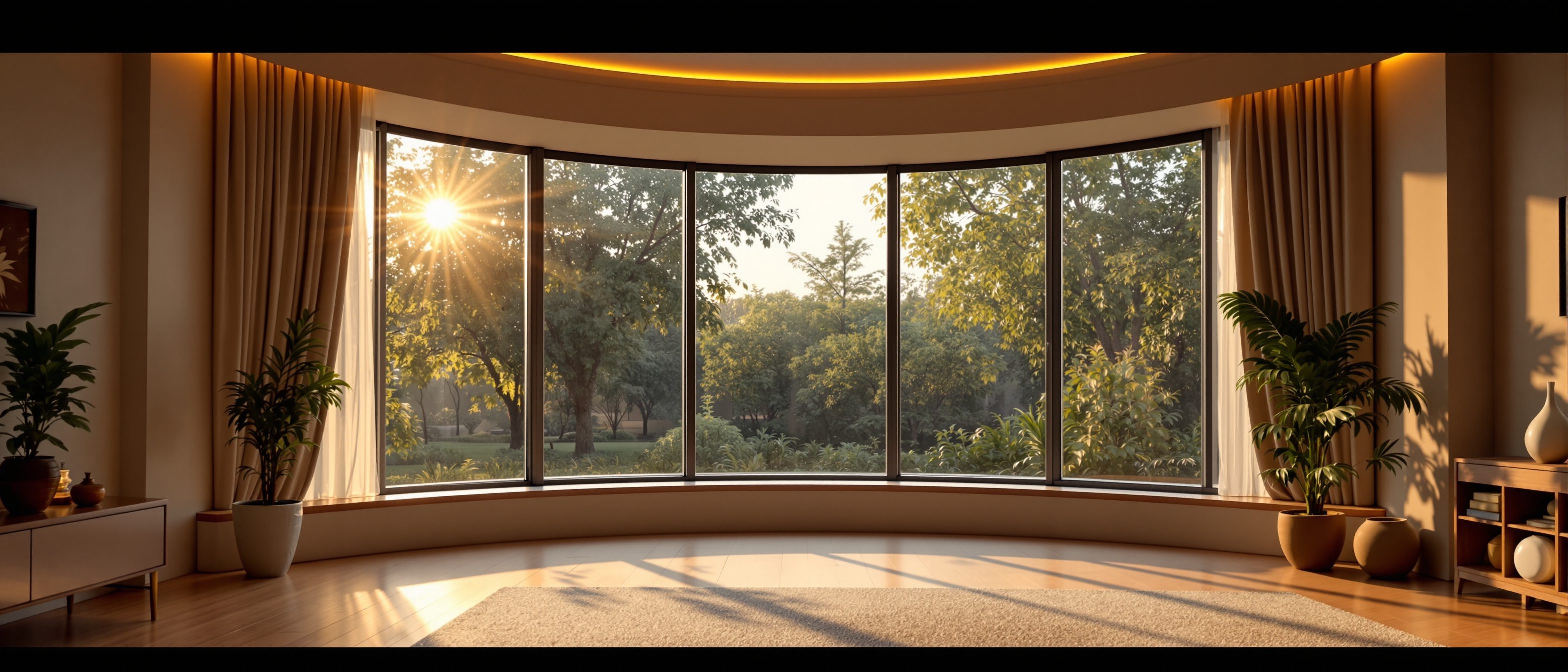 Bow Windows Design Guide (India): The Curved Panoramic Projection