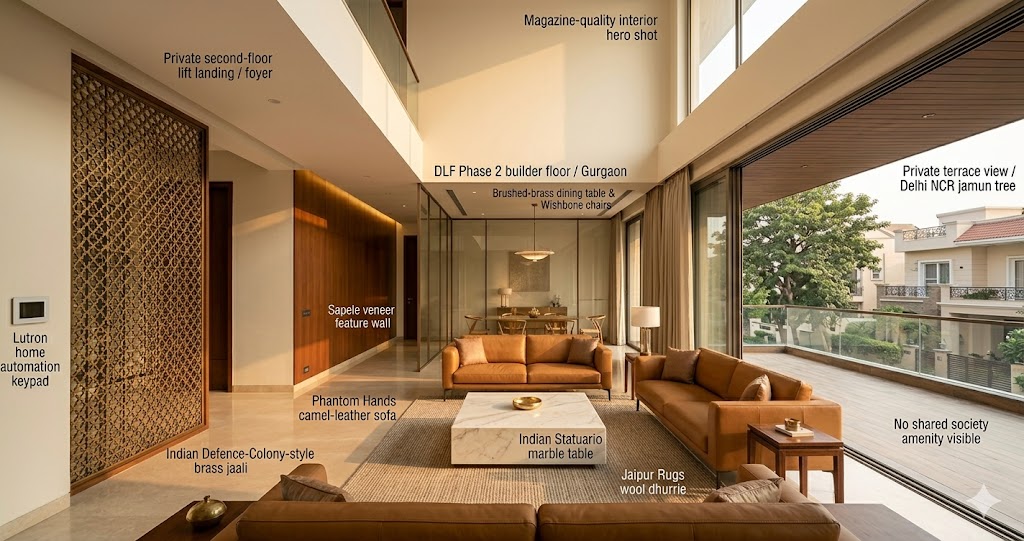 Builder Floor Interiors — The Delhi NCR G+3 Standalone Typology (2026)