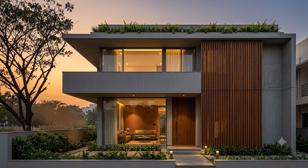 Contemporary House Elevation — The 2026 Indian Vocabulary