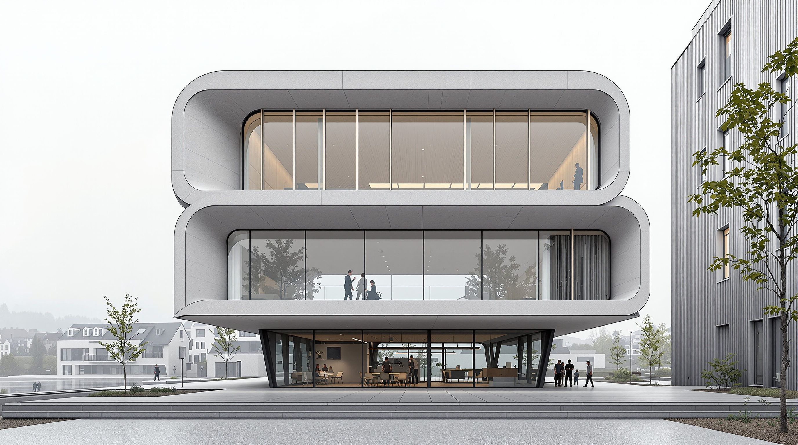 DFAB House: The First Building Where the Robots Held the Trowel