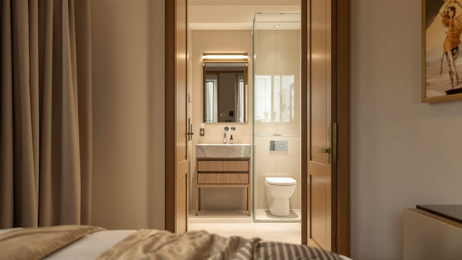 Ensuite Bathroom Design India: Privacy, Sound & Compact Layouts
