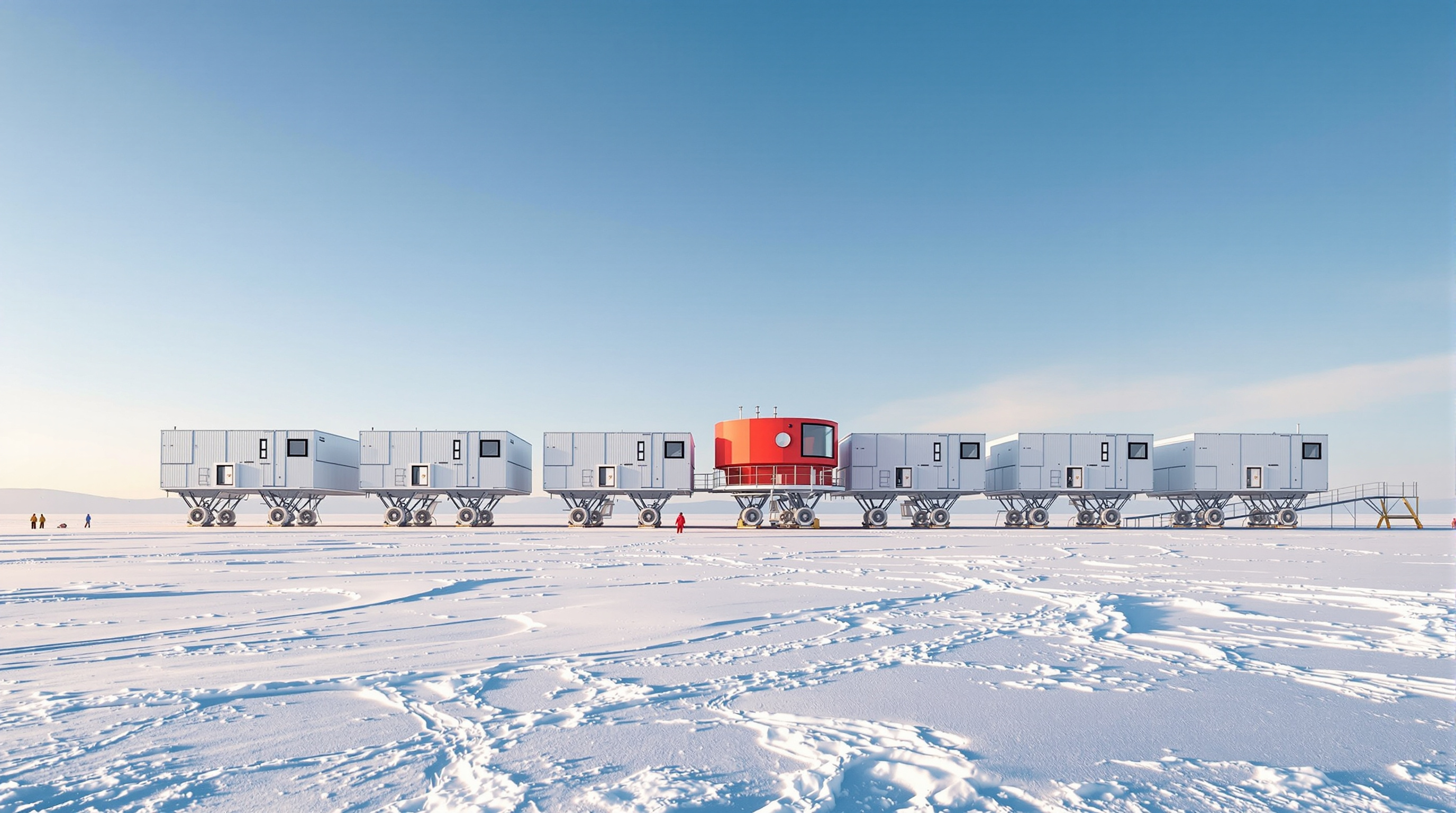 Halley VI: The Research Station That Walks Away from the Ice