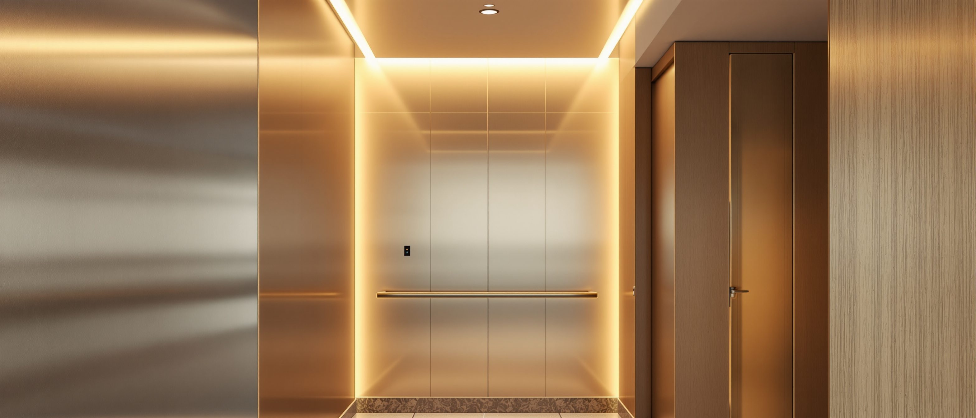 Home Lift Lighting Design (India): LED Panels, Cove Light and Mood