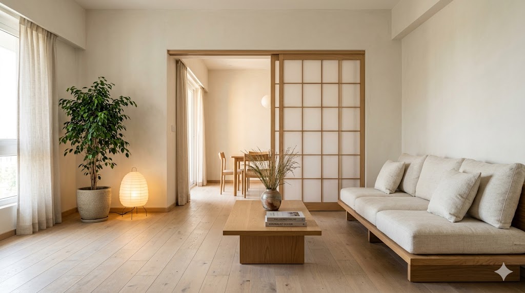 Japandi Apartment Ideas for Indian Homes