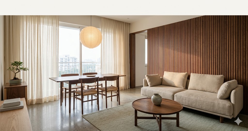 Japandi Apartment — A 2026 Style Guide for Compact Indian Homes