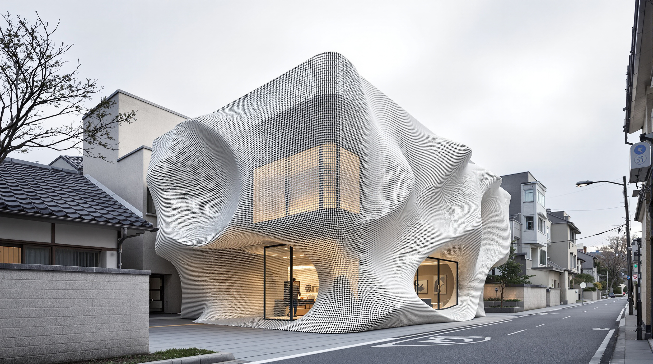 Kukje Gallery K3: How SO-IL Draped a Building in Half a Million Steel Rings