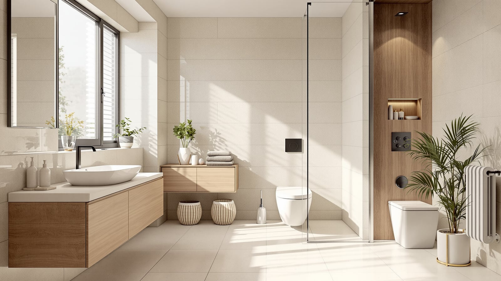 L-Shaped Bathroom Layout India: Using the Two Legs, the Corner & the Door (mm Plans)