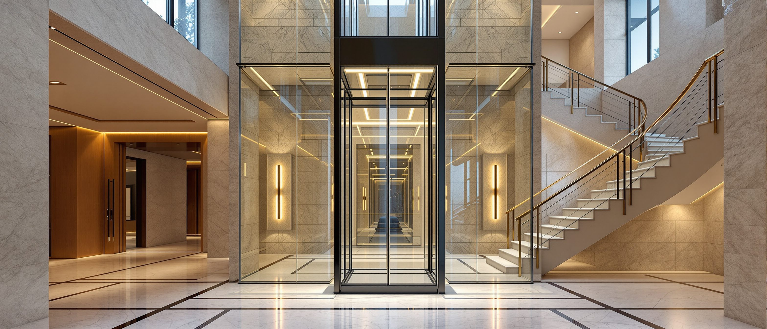 Lift Design for Luxury Residences (India): Panoramic Cabins, Bespoke Finishes and Statement Placement