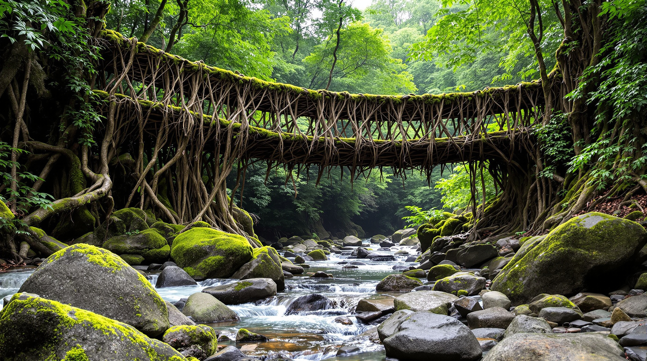 Living Root Bridges: How Meghalaya Grew the Architecture of the Future