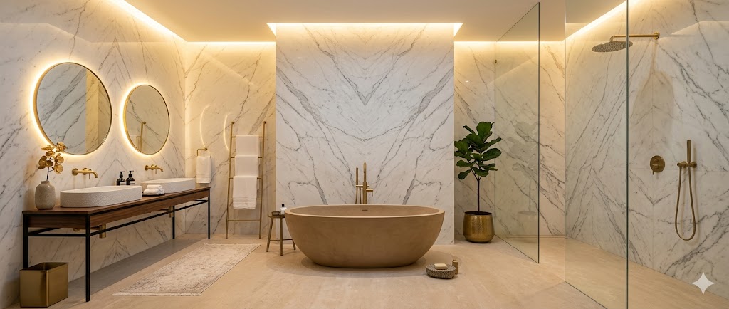 Luxury Bathroom Moodboards for Indian Homes