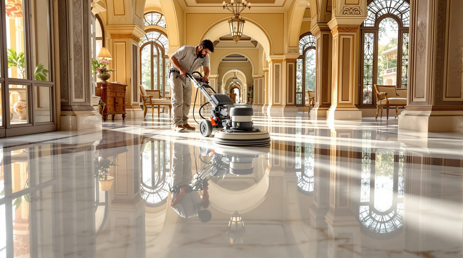 Marble Polishing and Care India: Stop Etching and Stains, Daily pH-Neutral Cleaning, Diamond Polishing and Re-Sealing