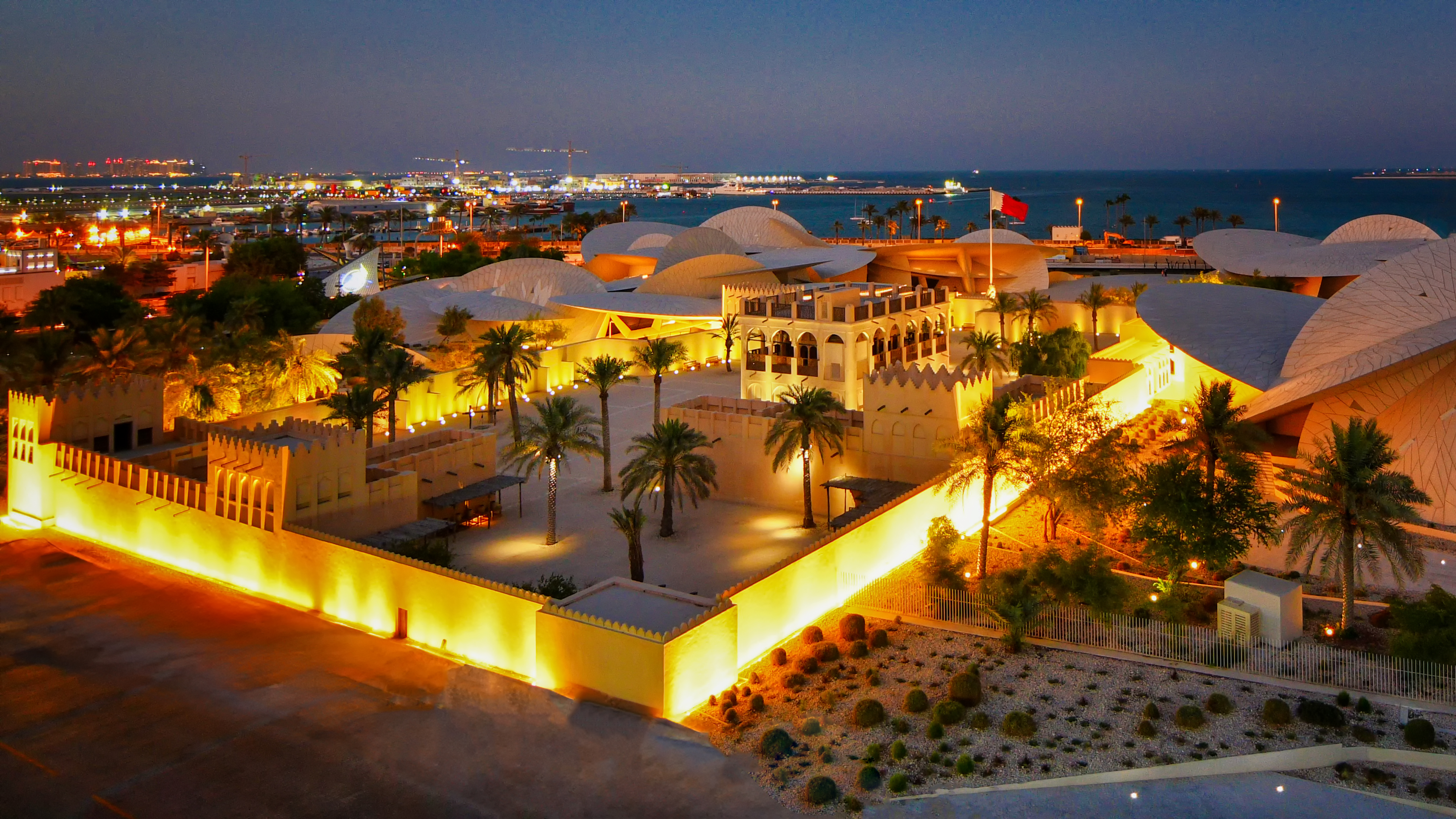 The restored Old Amiri Palace of Sheikh Abdullah bin Jassim Al Thani preserved at the heart of the museum.
