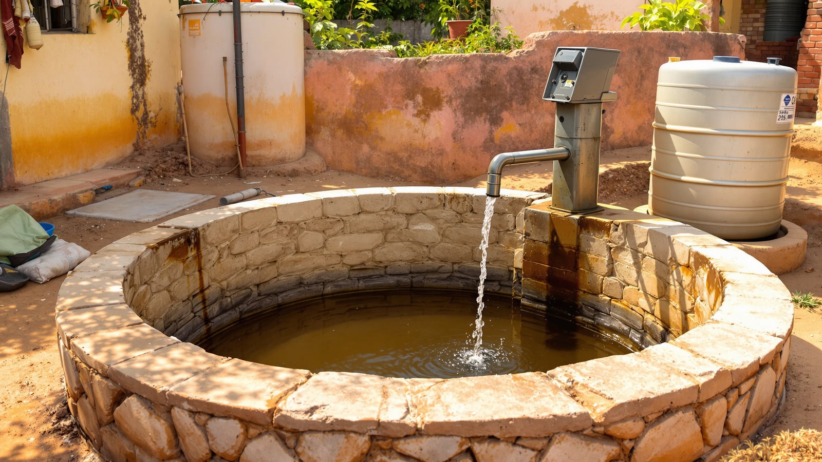 Open Well Water System in India: How Dug Wells Work, Yield, Quality and Care