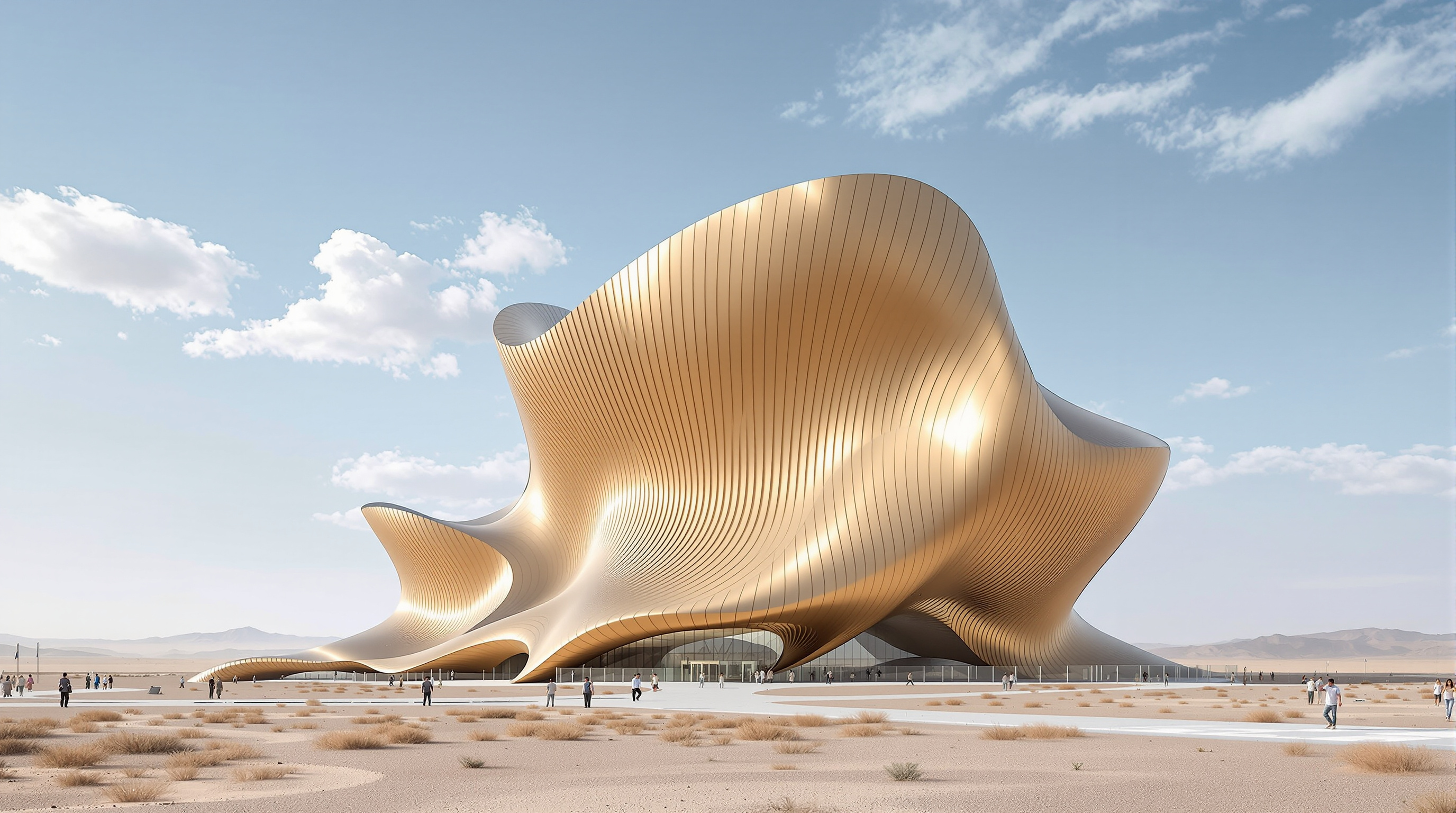 Ordos Museum: MAD Architects' Metal Blob in a Chinese Ghost City