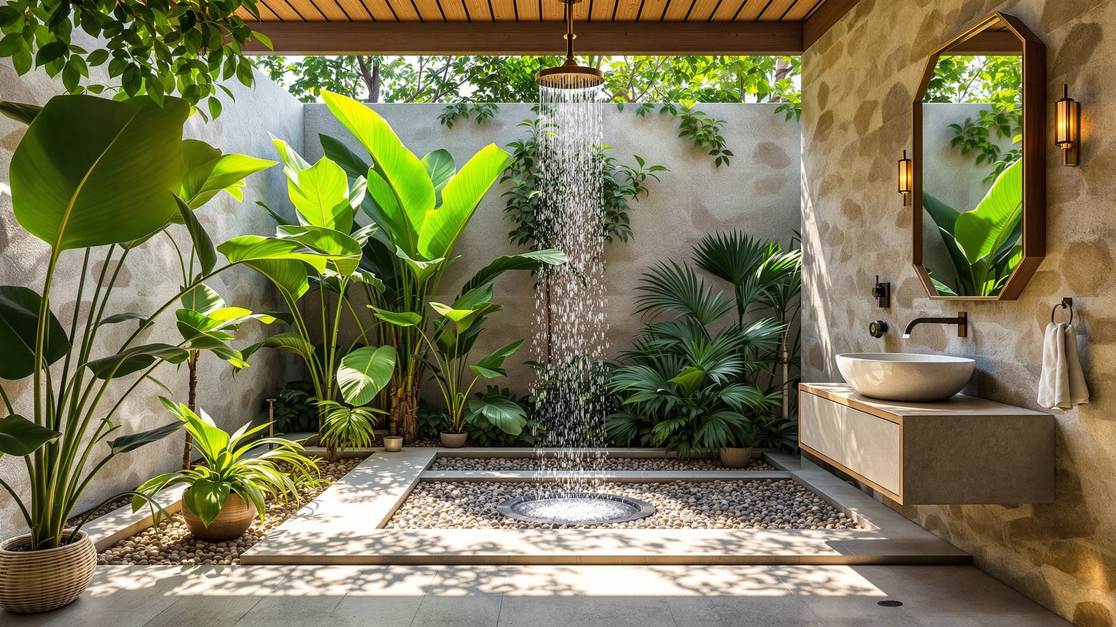 Outdoor Bathroom Design India: Garden, Pool-Side & Open-Air Baths