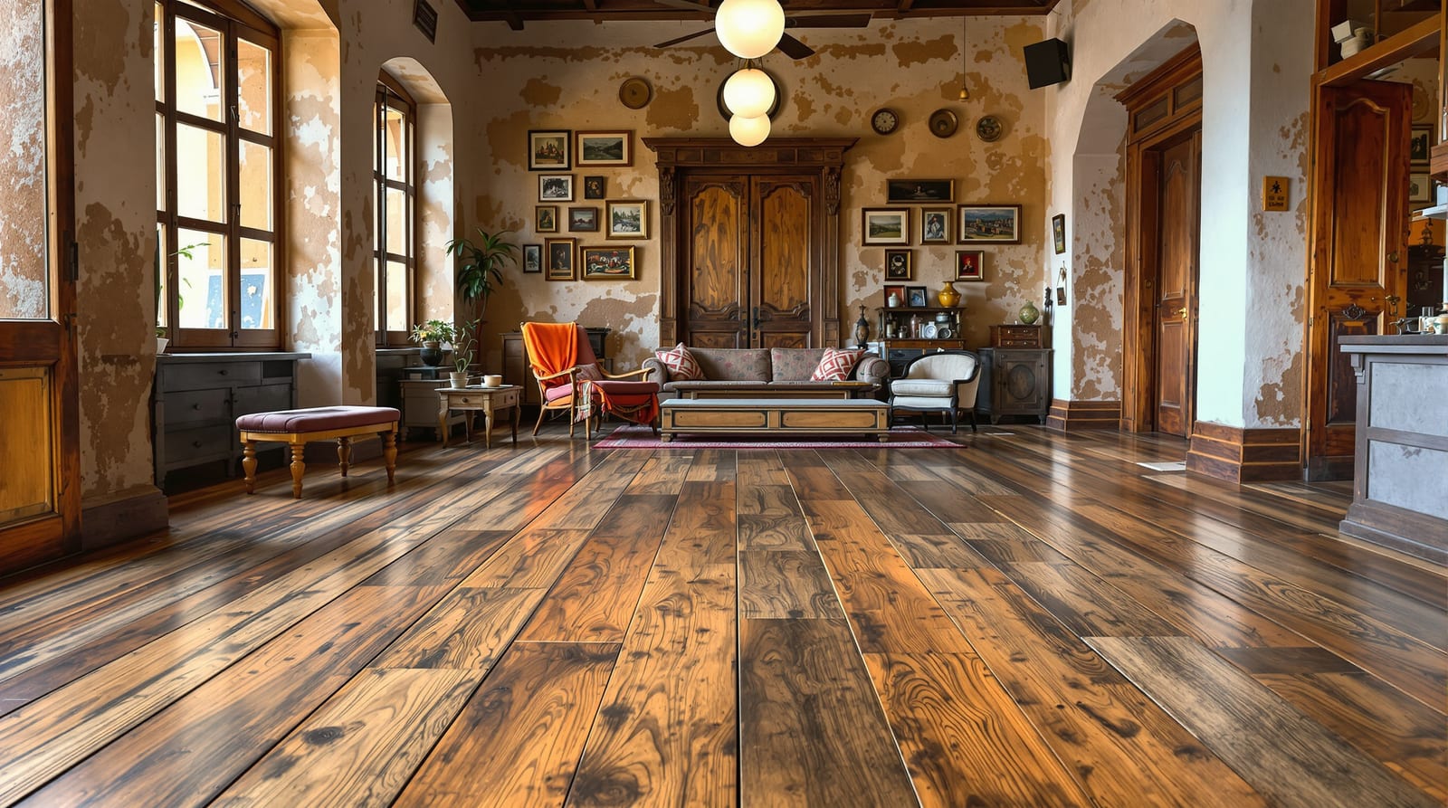 Reclaimed and Recycled Flooring in India: Salvaged Teak, Old Stone and Recycled-Content Floors