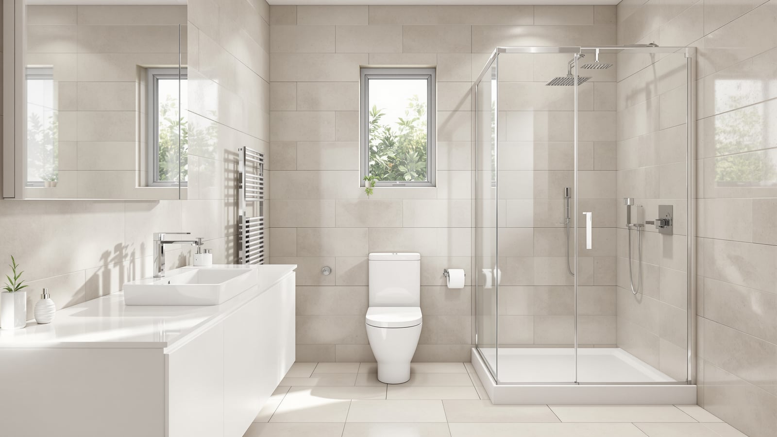 Rectangular Bathroom Layout India: 3-Fixture Plans, Sizes & Clearances (mm)