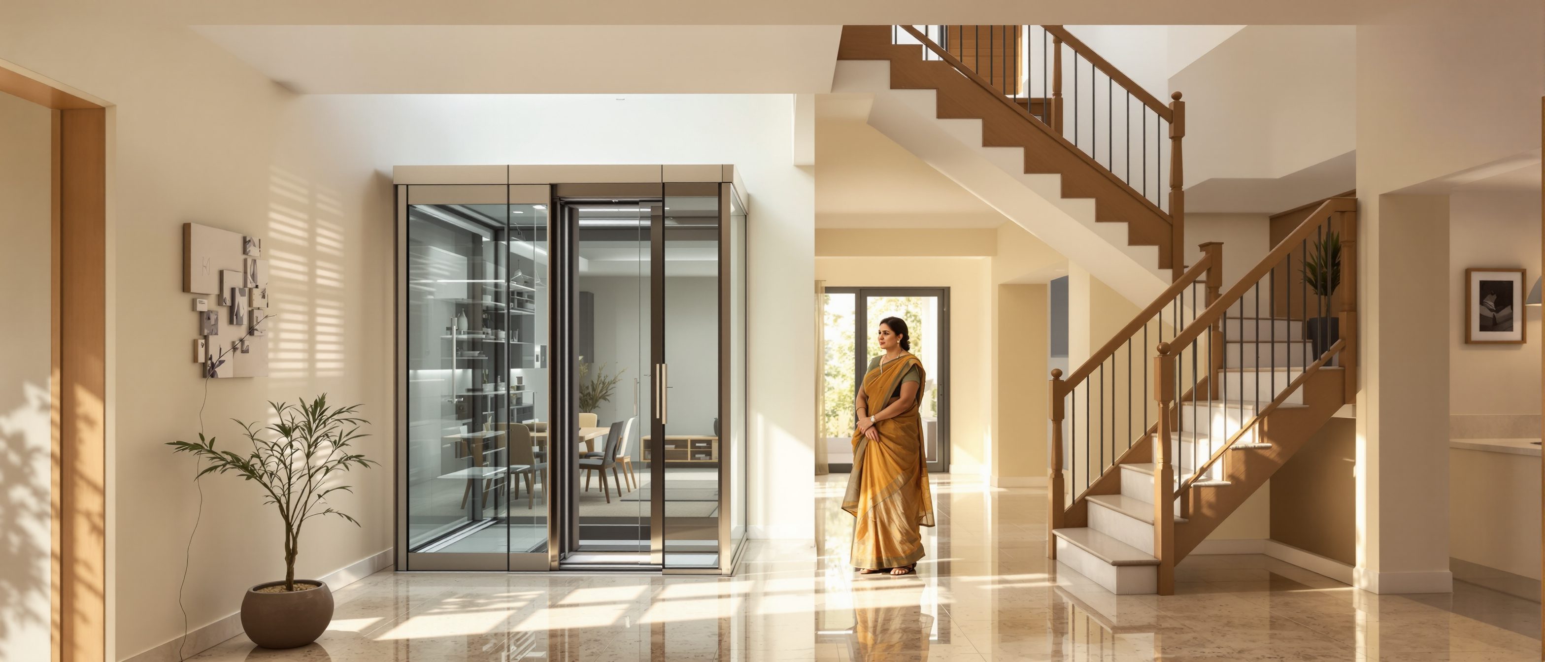 Retrofitting a Lift into an Existing Home (India): Options, Structure, Disruption and Cost