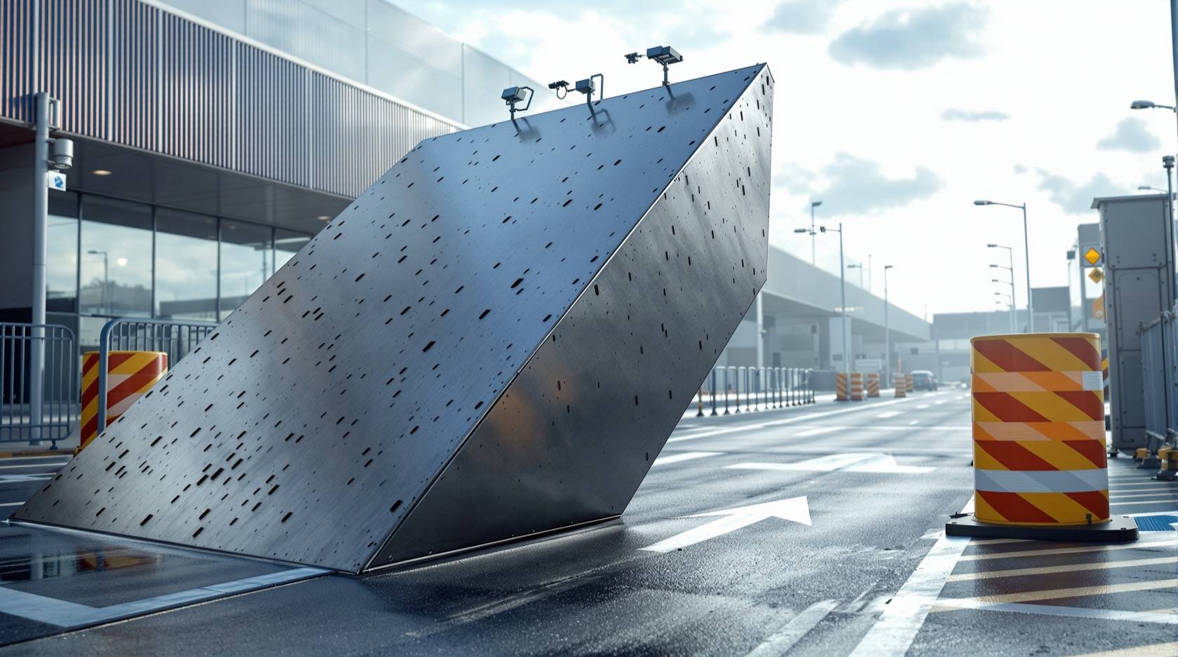 Road Blockers in India (2026): The Heavy Anti-Ram Barrier for High-Security Entrances