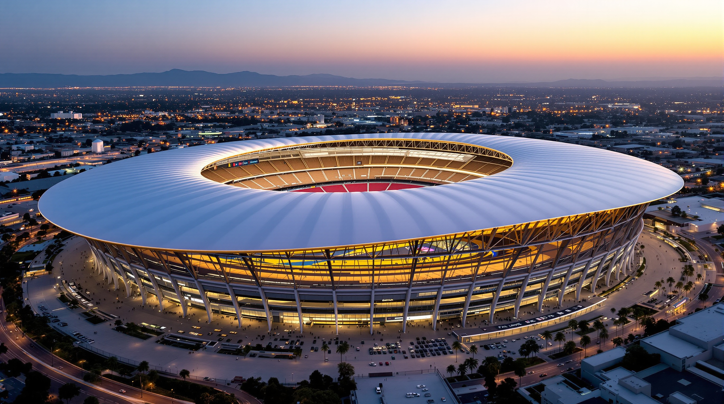 SoFi Stadium: How HKS Turned a Roof into a Building and Buried the Rest
