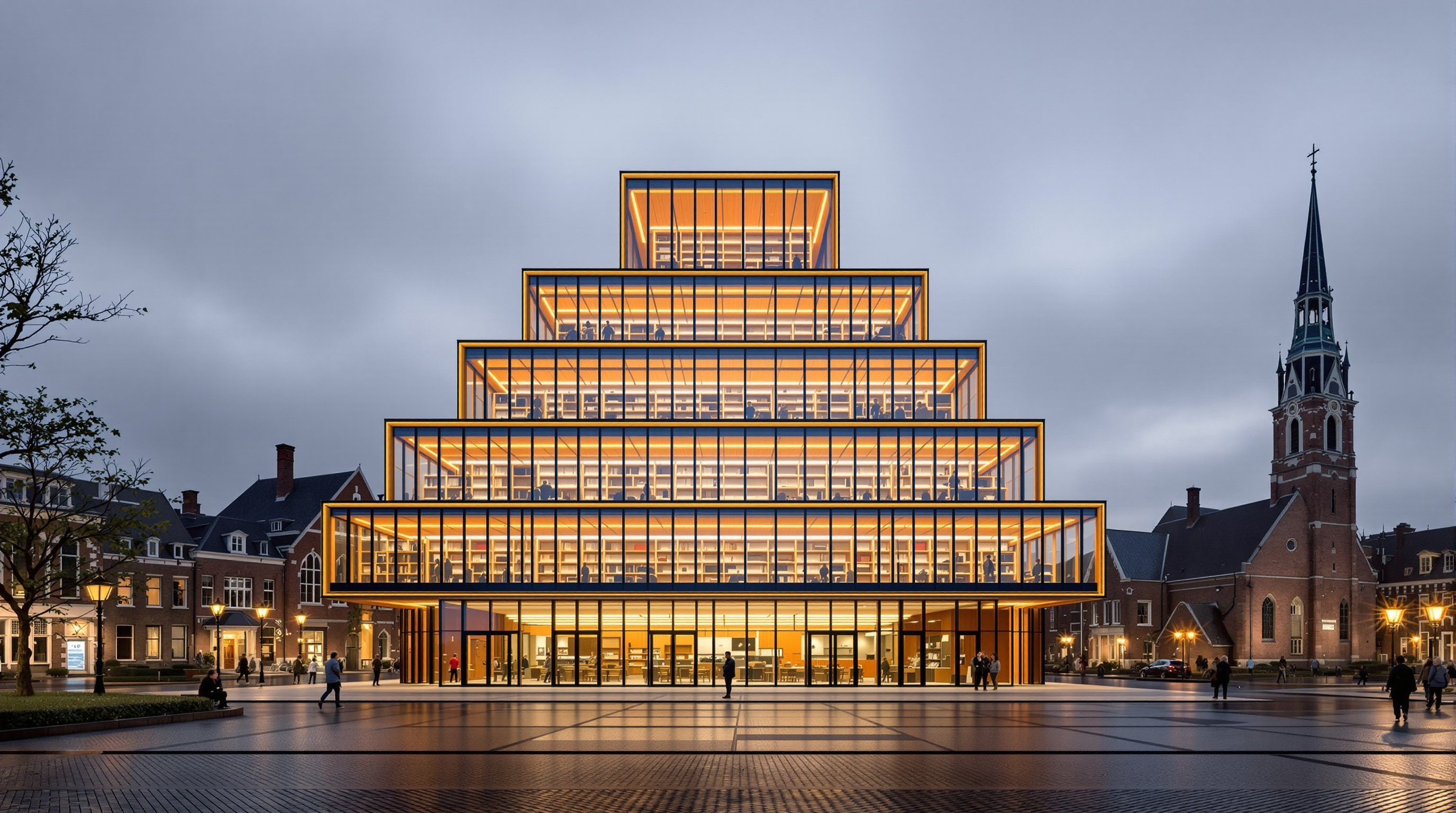 Spijkenisse Book Mountain: MVRDV's Library That Puts Reading on Display