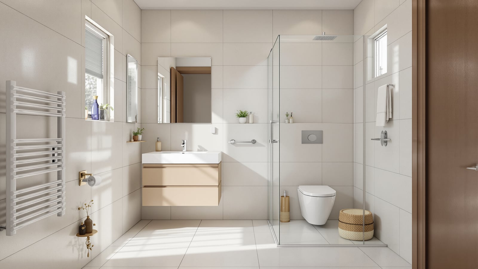 Square Bathroom Layout India: Two-Wall Plans & Corner Shower (2026)