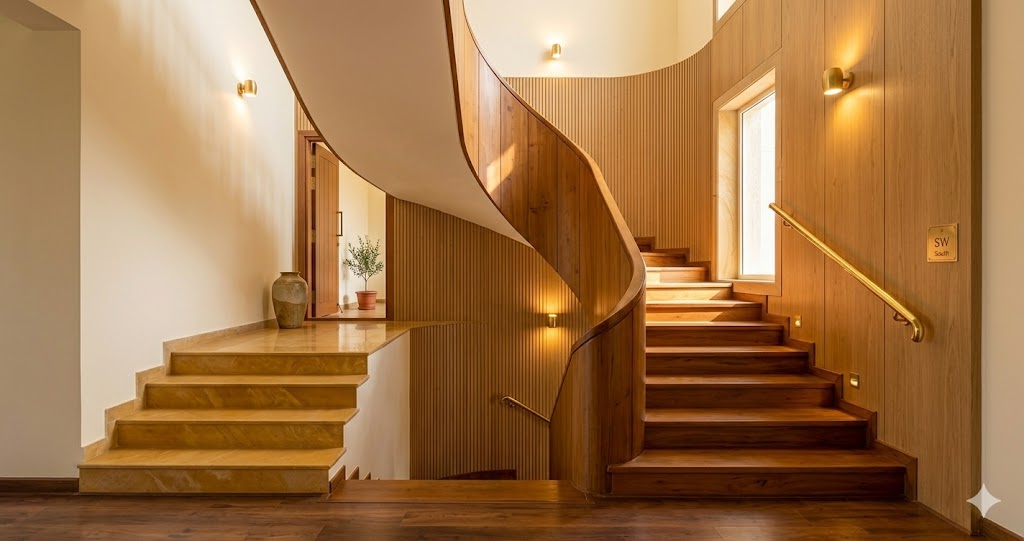 Staircase Vastu — A 2026 Working Reference for Indian Homes (Duplex, Villa, Independent House)