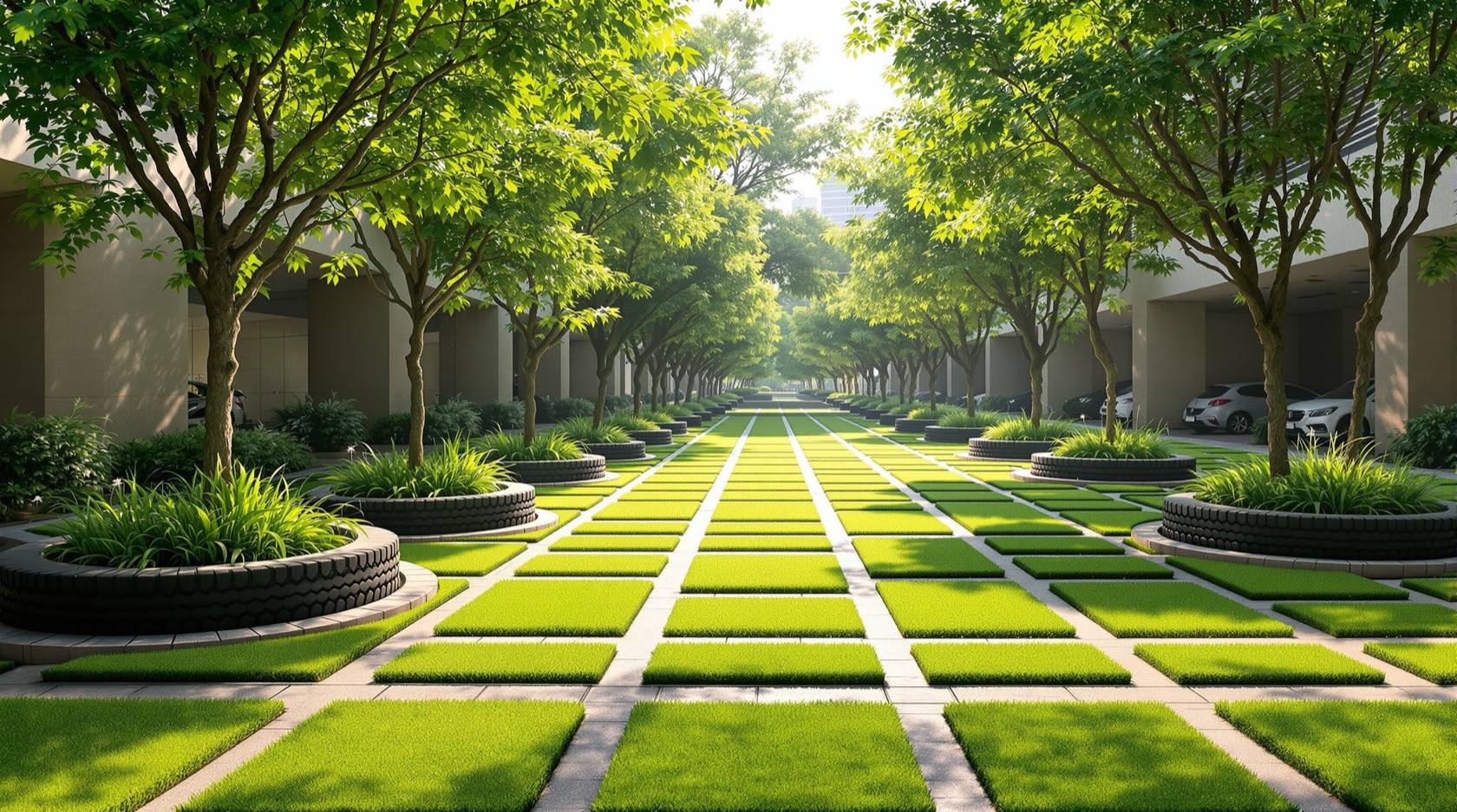 Sustainable Parking Design in India: Permeable Paving, Solar and Green Lots (2026)