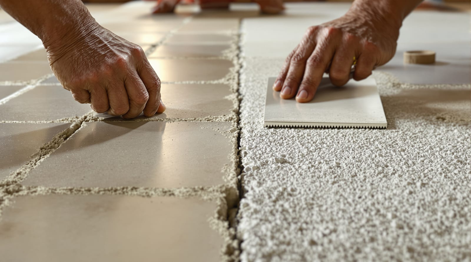 Tile Laying Methods in India: Mortar Bed vs Tile Adhesive Compared